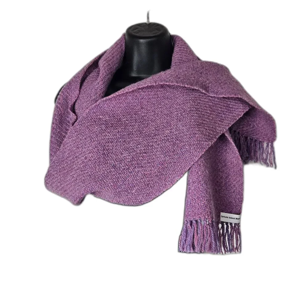 Corkums Island Weaving Wooly Scarf Nova Scotia Artisan Crafted in the USA
